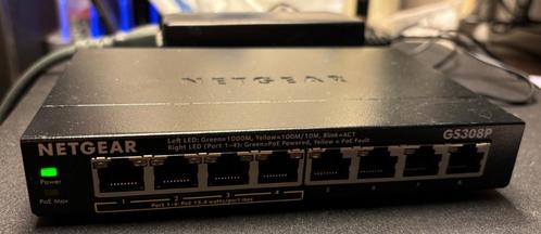 GS308P 8-prt Gigabit Ethernet Unmanaged Switch met 4 x poe