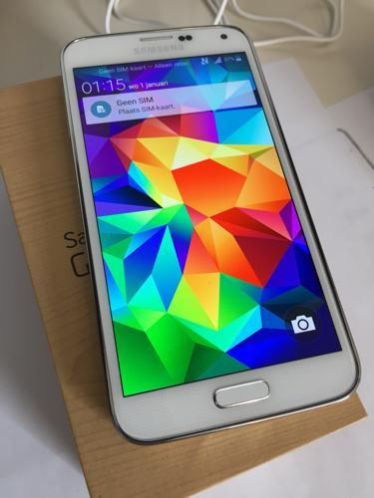 GSM Huys  Samsung Galaxy S5 White ZGAN Compleet