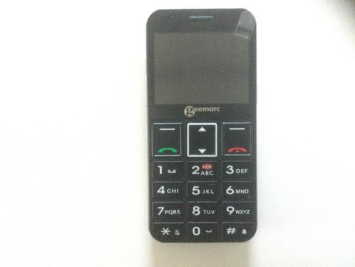 GSM met grote toetsen en sos knop voor senioren. (Geemarc)