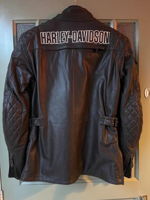 Half lange Vintage Bikers jas Harley Davidson