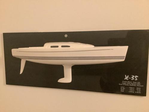 Halfmodel van X-35 gemaakt door X-yachts