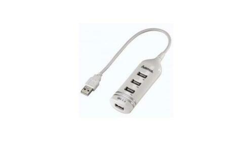 Hama USB 2.0 HUB Wit