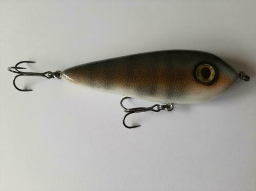 Handbouw glider jerkbait 120mm 43 gram slow sink