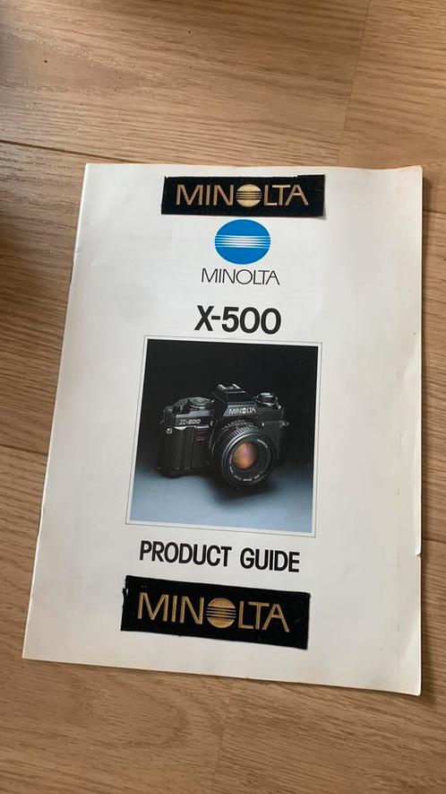 Handleiding Minolta X500 engels