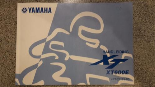 Handleiding Yamaha XT 600E