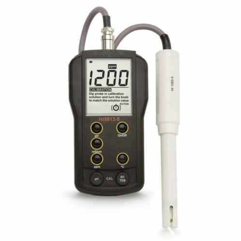 Hanna Hi 9813 draagbare EC  pH meter