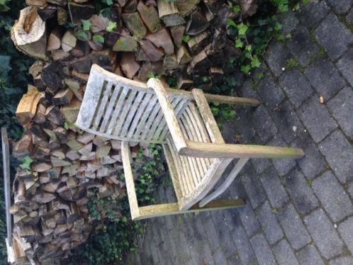 Hardhouten tuinstoelen (8 stuks)