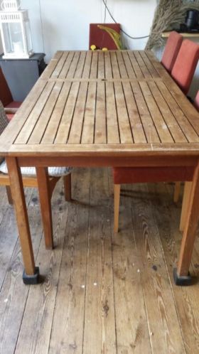 hardhouten tuintafel 220 x 90