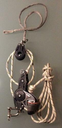 Harken vioolblok met klem en hondsvot