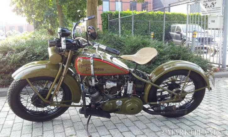 Harley Davidson 750 cc 2 cylinder bj.1930 liefhebbers bike