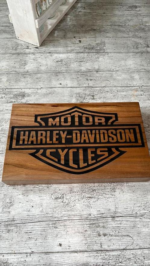 Harley davidson bord hout