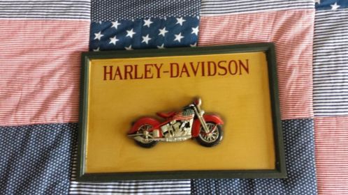 Harley Davidson bord schilderij