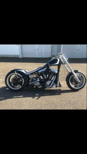 Harley Davidson custom bike eigenbouw kenteken  Inruil mog