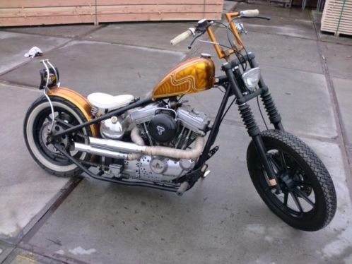 Harley davidson custom bobber hard tail zeer speciaal