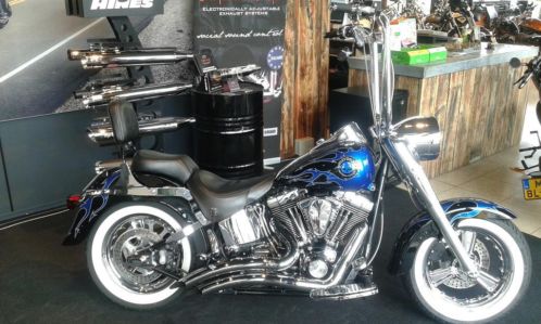 Harley-Davidson Fat Boy FLSTF met special paint Ape Hanger