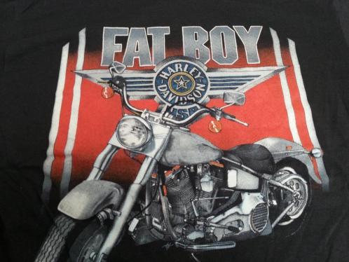Harley Davidson Fatboy t-shirt maat L (Uitverkoop)