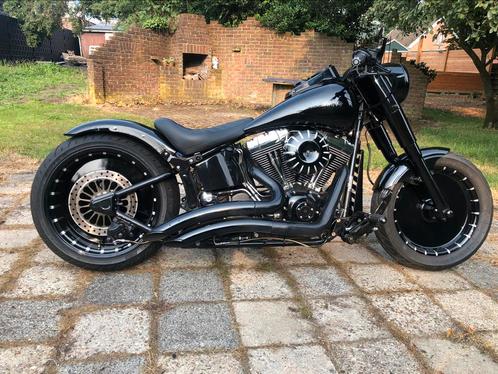 Harley Davidson Fatboy vivid black Custom, evt inruil Harley