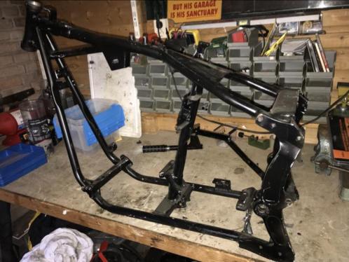 Harley davidson fxsts softtail frame met ned. kenteken