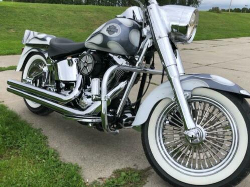 Harley Davidson Heritage softail als nieuw.