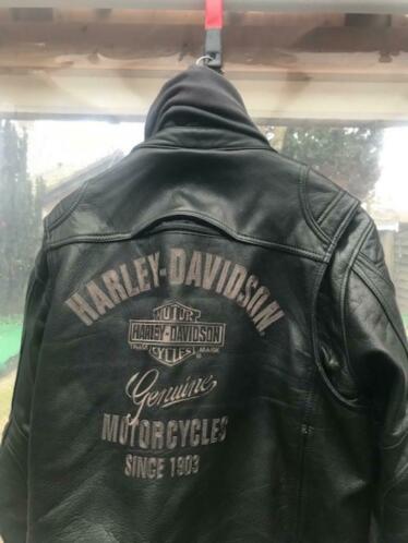 harley davidson jas, xl ,zwart, als nieuw, 250