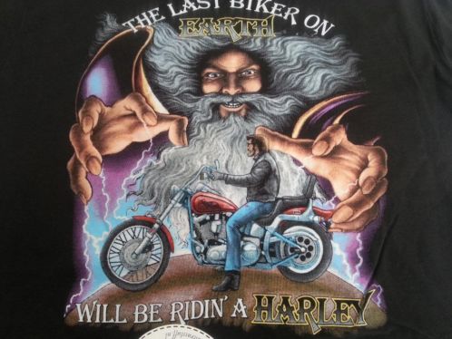 Harley Davidson Last Biker on Earth t-shirt