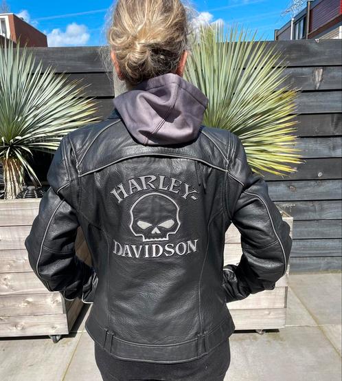 Harley Davidson leren motorjack incl binnenjack dames maat M