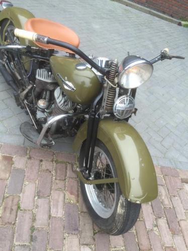 Harley Davidson Liberator WLC. 1942 Met NL Kenteken 