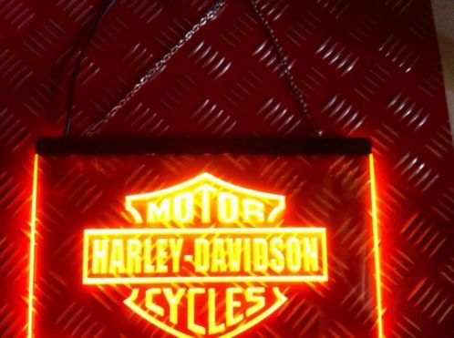 Harley Davidson Logo met LED verlichting