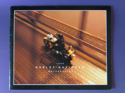 Harley Davidson Motorcycles brochure 1996 road music single
