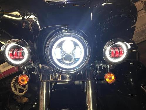 Harley davidson Nieuw 2 stuks 4,5 inch LED-mistlampen.