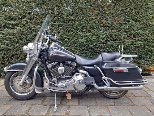 Harley Davidson Road King in topstaat metallic antraciet