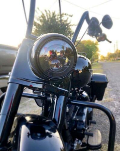 Harley Davidson Road King LED Koplamp Smoked