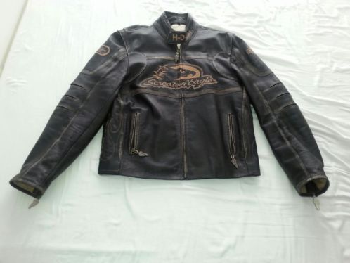 Harley Davidson Screaming Eagle leren motorjack UNIEK 