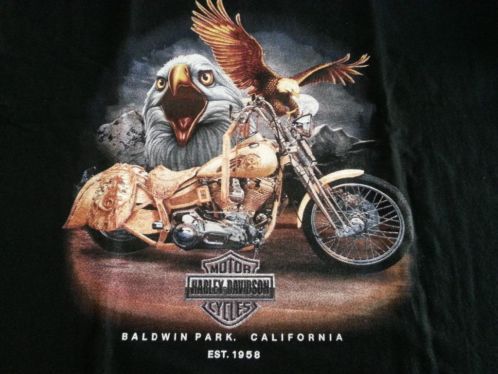 Harley Davidson t-shirt Baldwin Park Cailfornia 