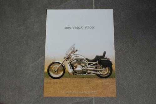 Harley-Davidson v-rod brochure 2003