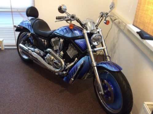 Harley Davidson V-Rod, T.A.B. Uitlaat special paint 4500 KM