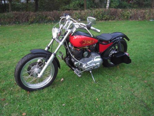 Harley Davidson Xl.1000 Verbouwde Sportster Ironhead 1979