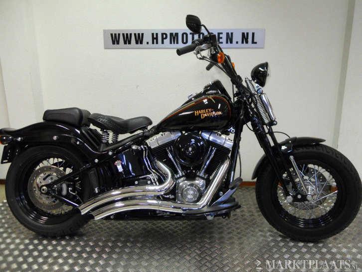 Harley flstsb cross bones 1584 bj.08 bovaggarantie 8448 km.