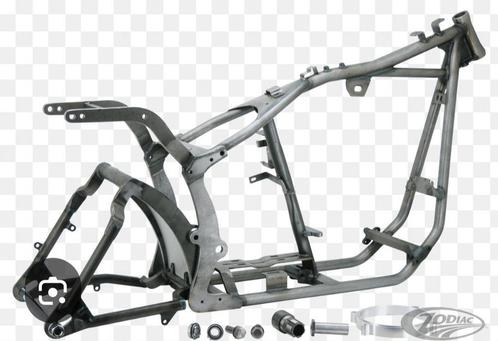 Harley softail frame met eigenbouwkenteken