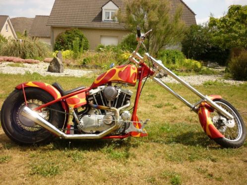 Harley Xl 1000 Ironhead custom hardtail