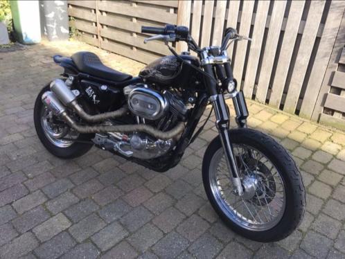 Harley xl1200c sportster flattrack (ruilen aanhanger)