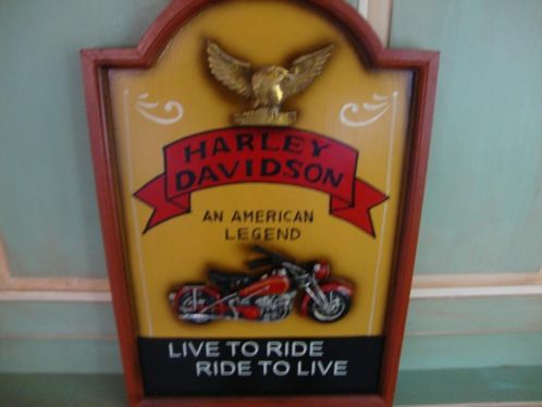 Harly davidson reclame bord