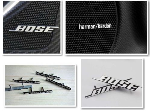 Harman Kardon BOSE logo embleem audio Speaker 3D Aluminum