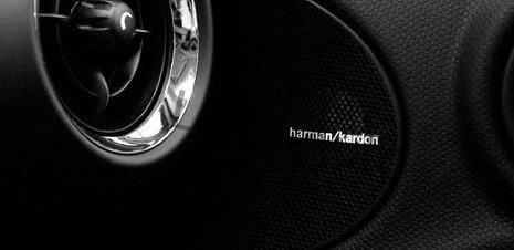 Harman  Kardon embleem  logo voor luidsprekers. 