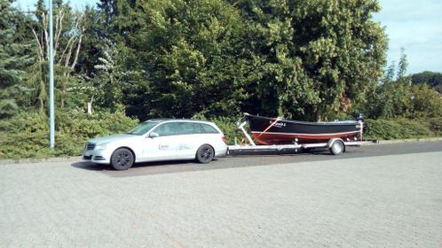 Hatecke Sloep met 10 pk motor en transport aanhanger