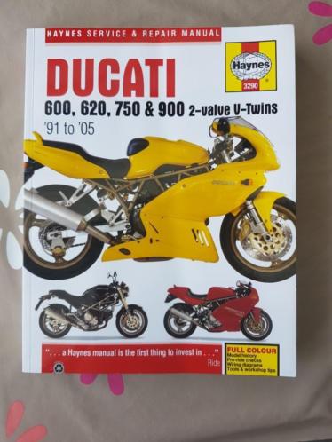 Haynes service and repair manual Ducati 600 620 750 900