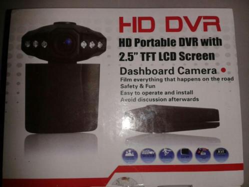 HD Dashboard camera met LCD-scherm