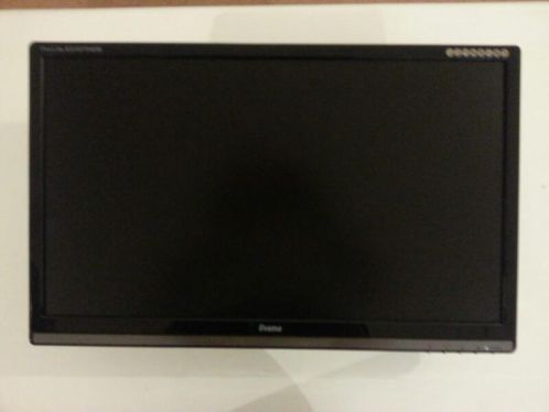HD monitor 24 inch iiyama  luxe monitorsteun Ergotron 