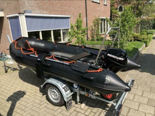 HD rubberboot met mercury 8pk
