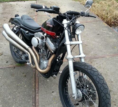 HD sportster caf racer raw style brat style